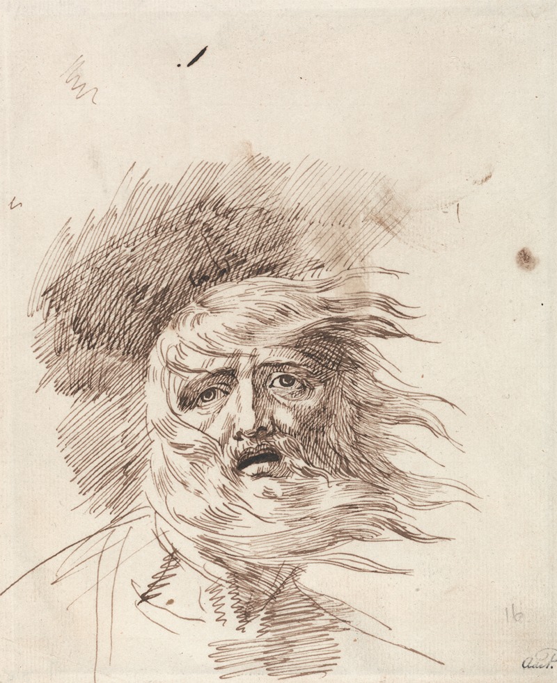 'Lear in the Storm,' King Lear, Act III, Scene II by Джордж Ромни — digital art print download