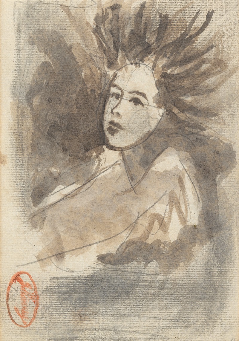 Sketch by Джордж Ромни, 1784 — digital art print download