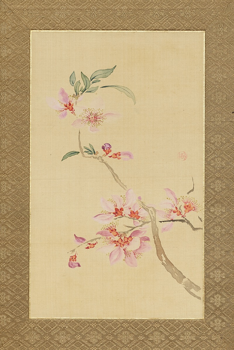 Flowers and Grasses Pl.1 by Цубаки Чинзан, 1841 — digital art print download