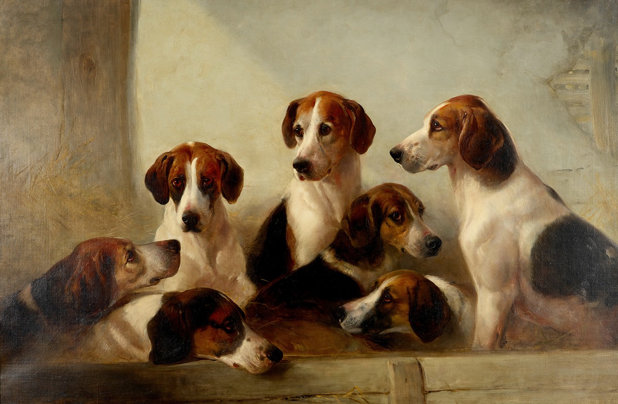 Favorite Hounds by Edward Robert Smythe — digital art print download