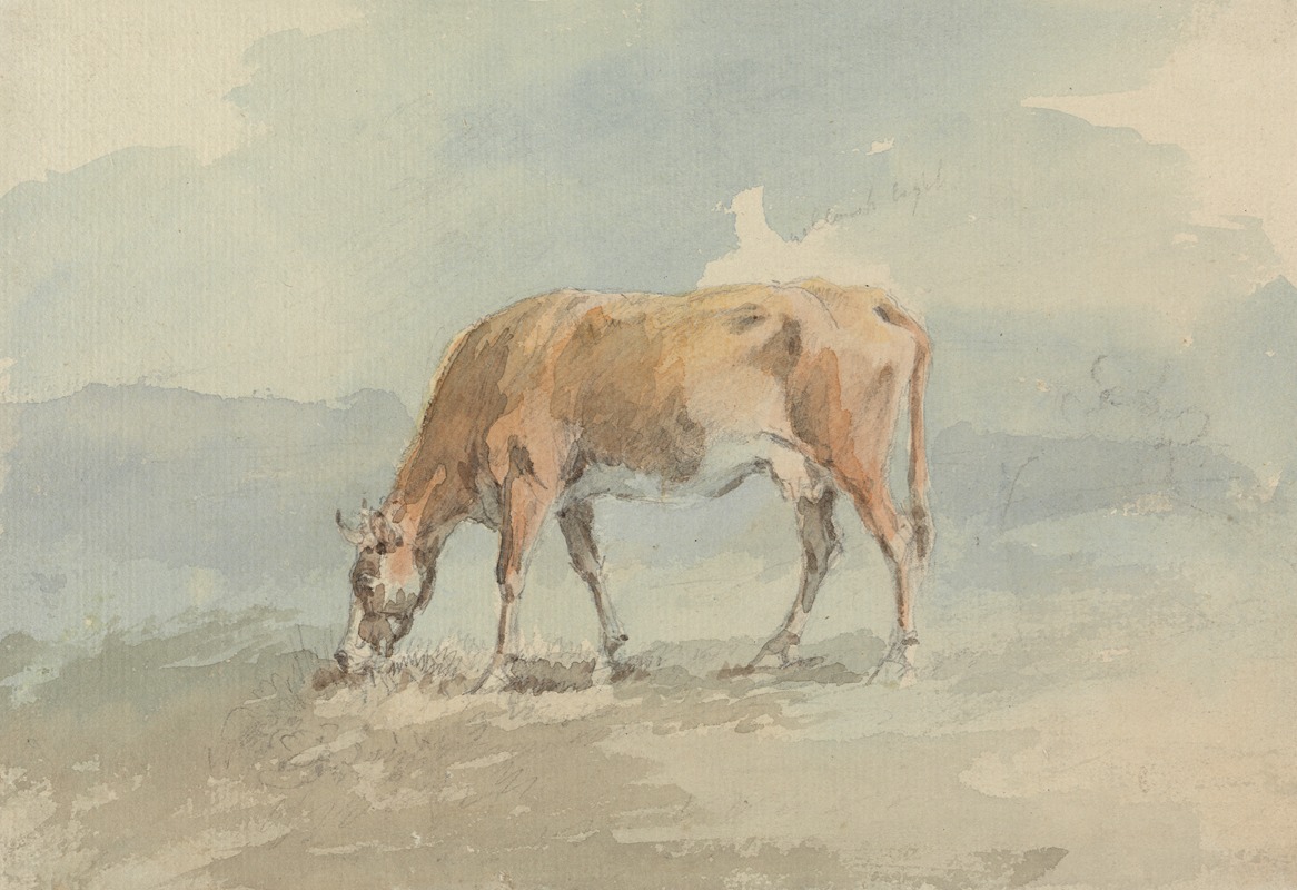 Cow Grazing. by Сорей Гилпин — digital art print download