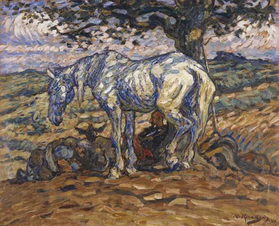 Don Quihote's Horse Rosinante by Nils Kreuger, 1911 — digital art print download