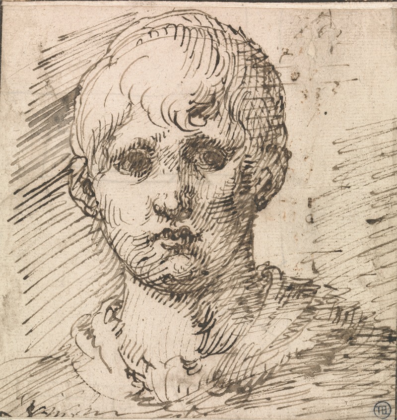 Head of a Boy by Inigo Jones — digital art print download