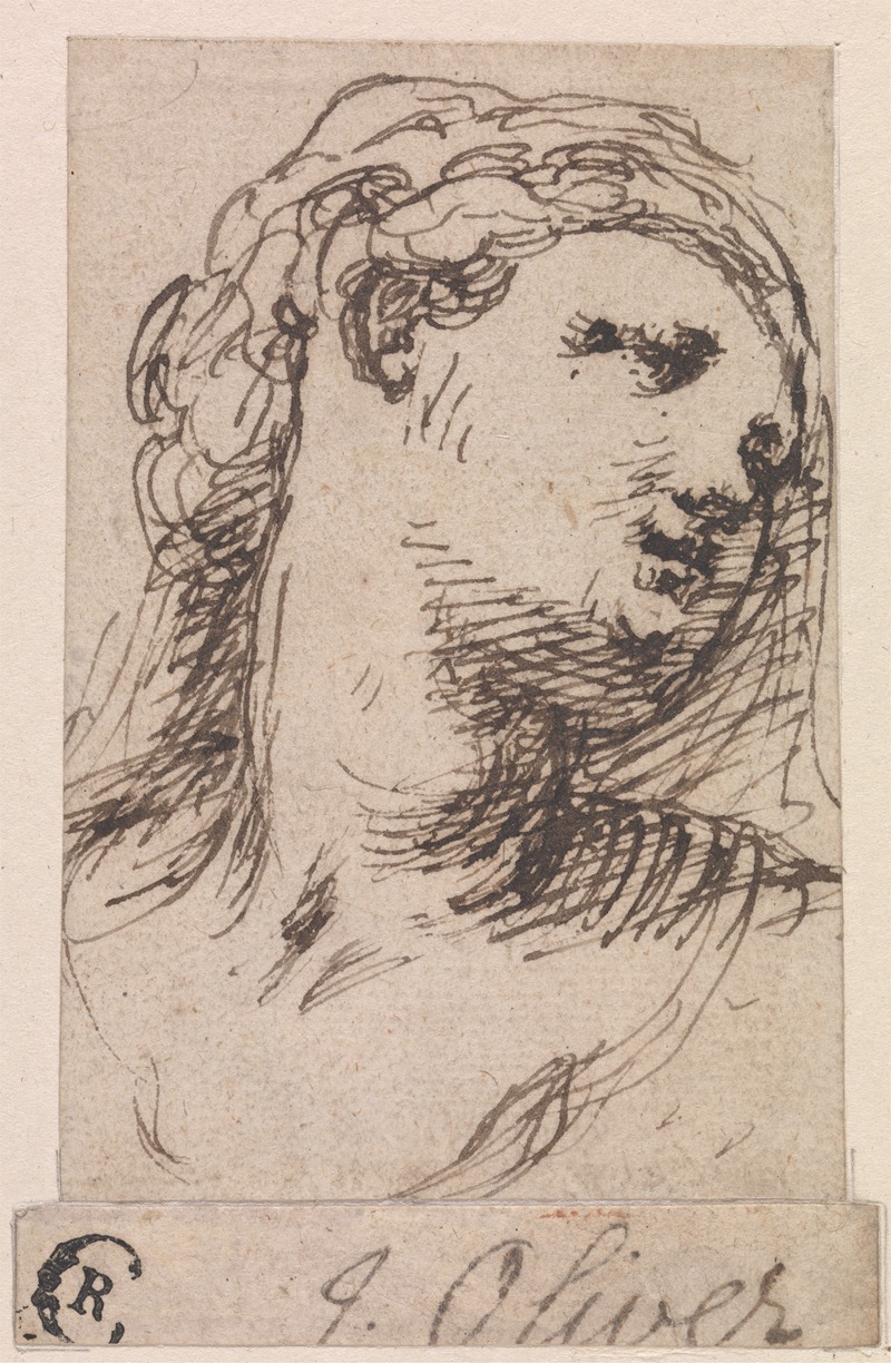Woman's Head Inclined to the Right — Isaac Oliver