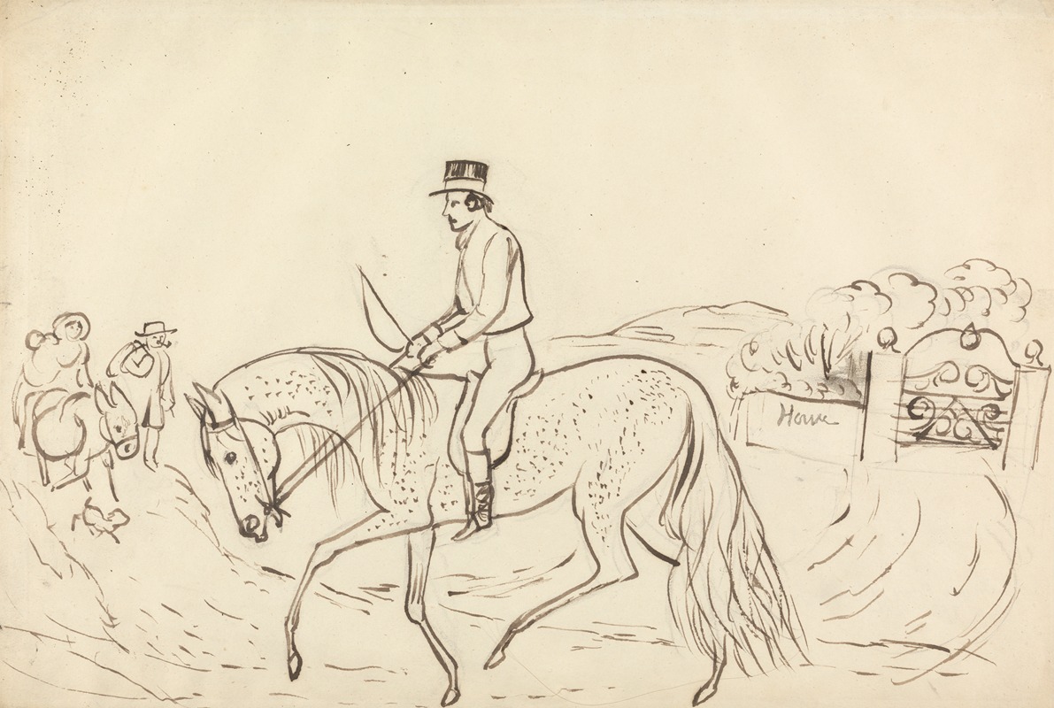Scene with Horse and Rider — James Howe