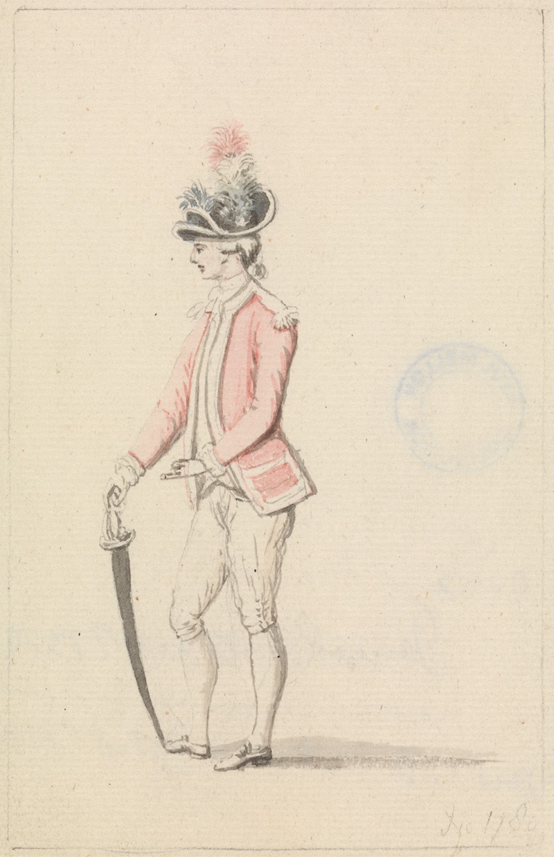 Officer with Cockade and Sword — Джеймс Робертс