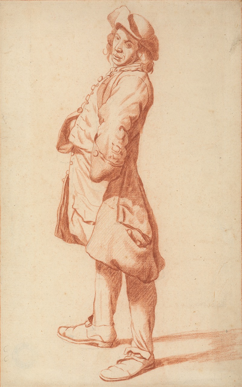 Study of a Man by Jan Joseph Horemans — digital art print download