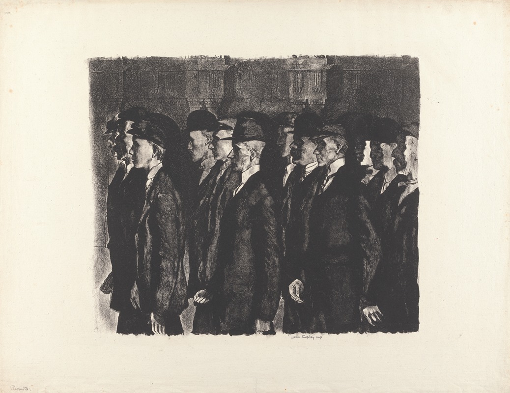 Recruits by Джон Копли, 1915 — digital art print download