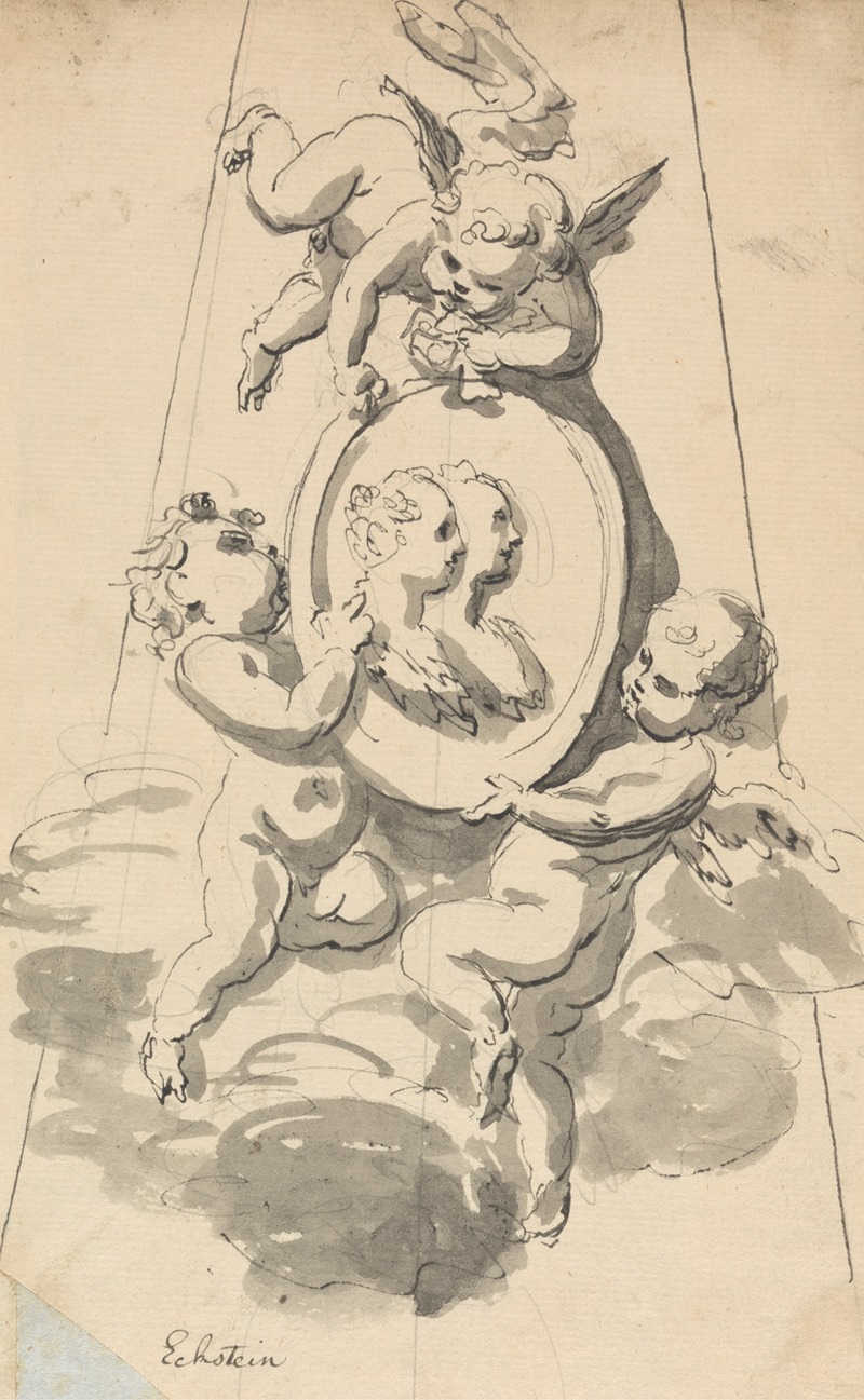 Design for Funerary Monument by John Eckstein — digital art print download