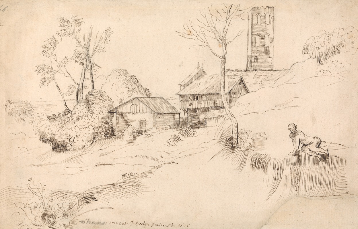 Italian Landscape (after Titian) — John Evelyn