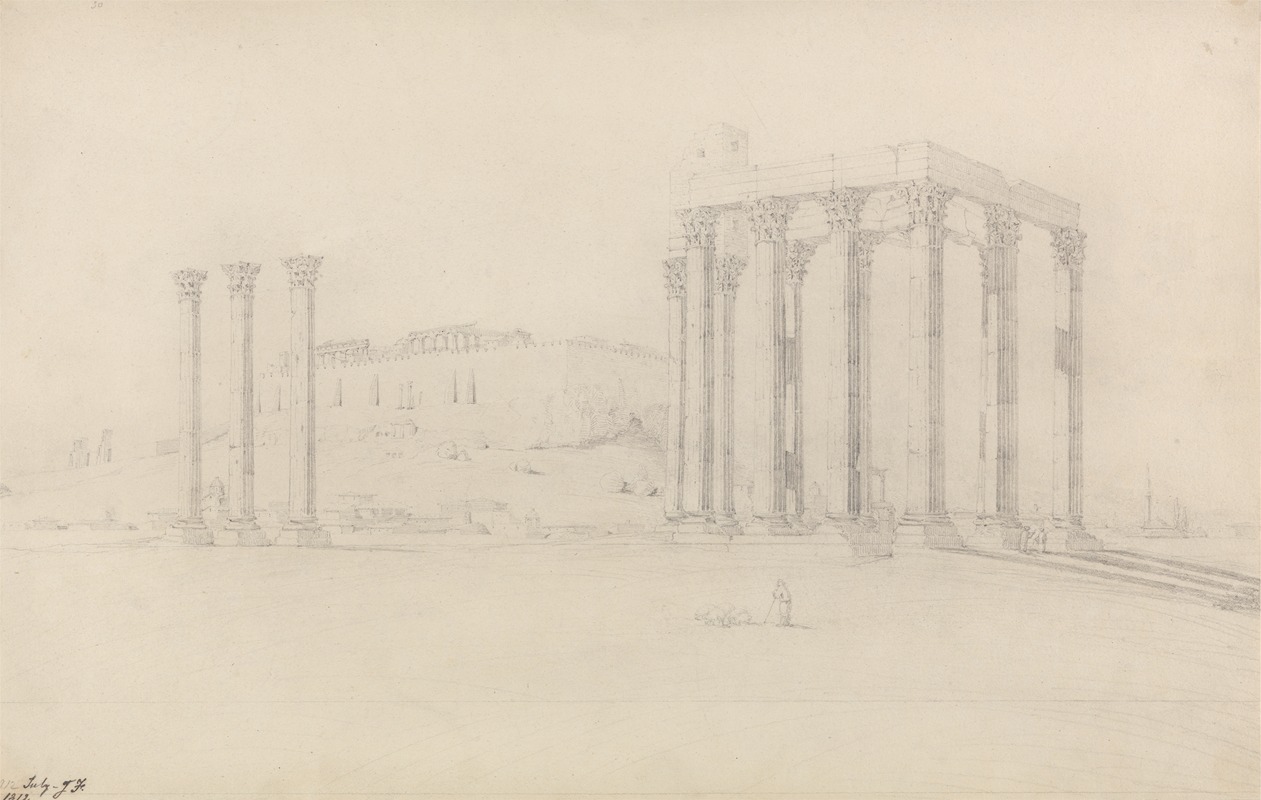 Temple of Jupiter, Athens — John Foster