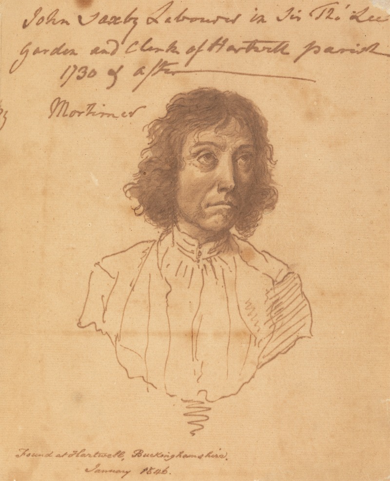 Portrait of John Saxby — John Hamilton Mortimer