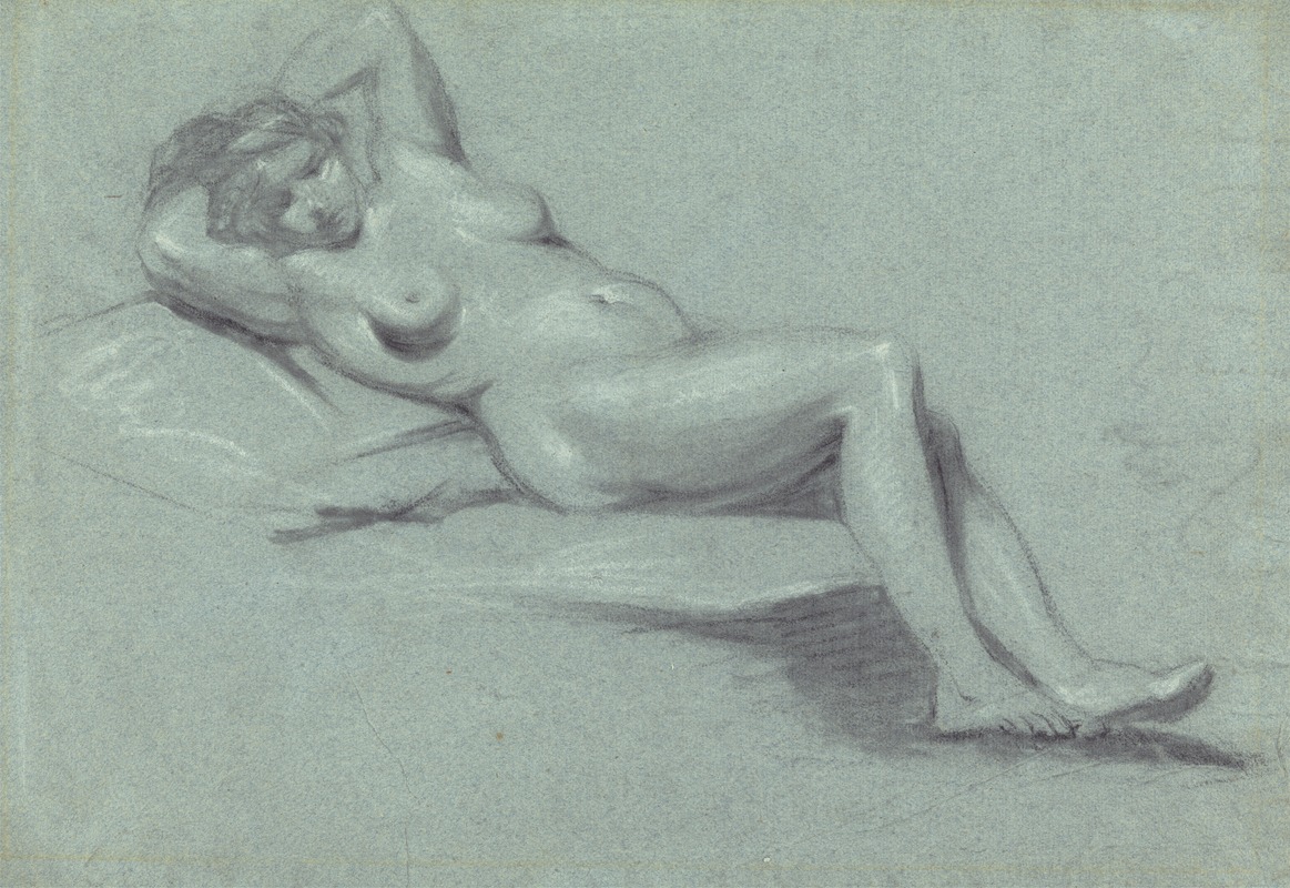 Reclining Female Nude by Джон Опий, 1793 — digital art print download