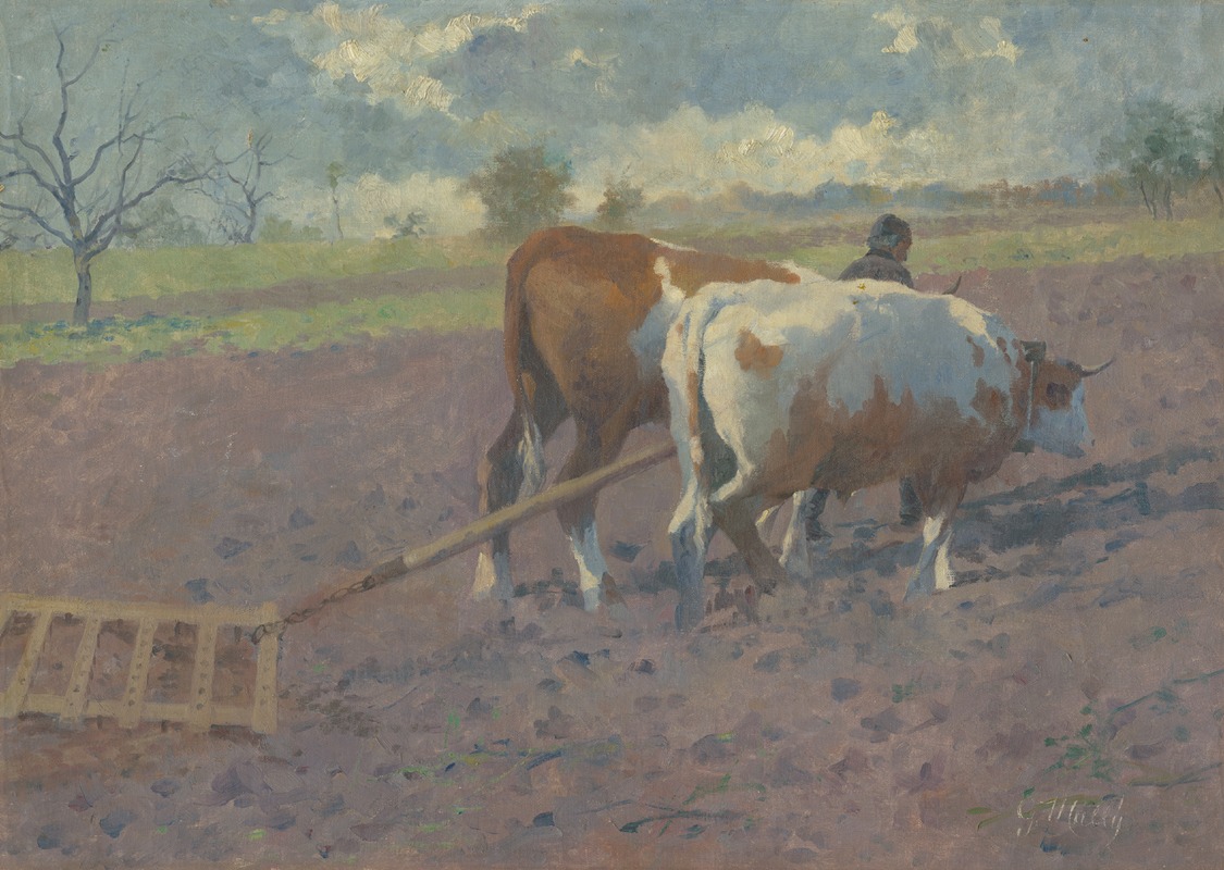Bránenie II by Густав Мальи, 1906 — digital art print download