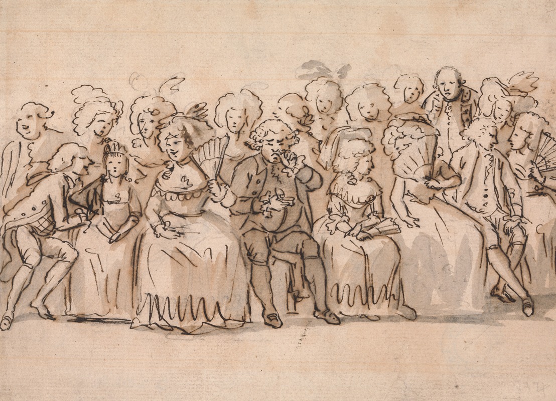A Fashionable Audience by Мэтью Хаутон — digital art print download