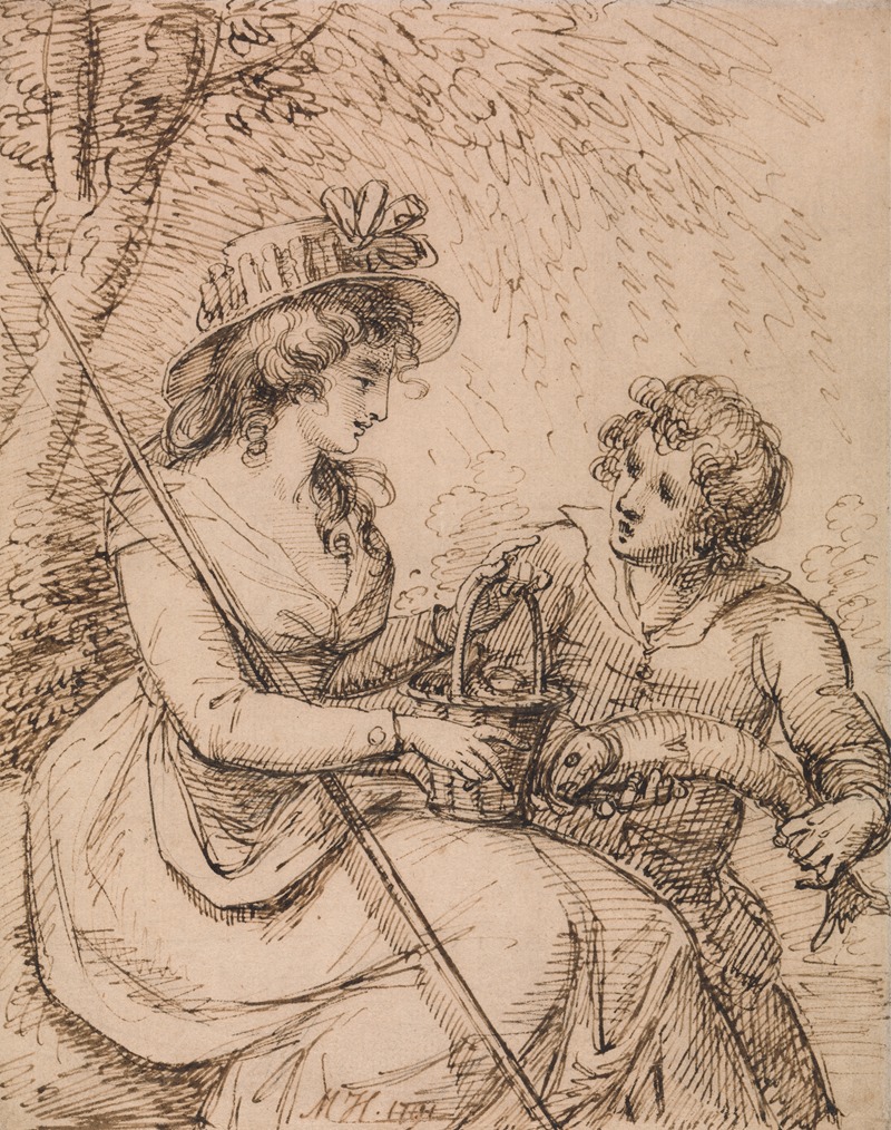 Girl and Boy Anglers — Matthew Haughton