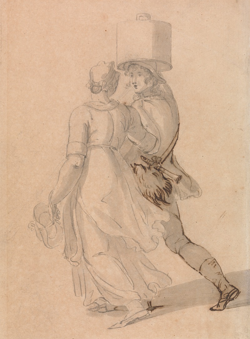 A Young Country Couple by Moses Haughton Jr. — digital art print download