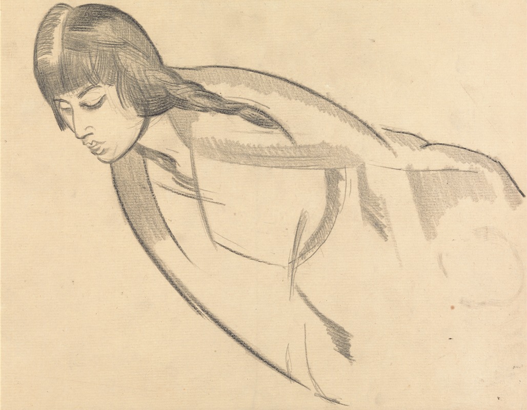 Study of Mrs. Nash by Пауль Нэш — digital art print download