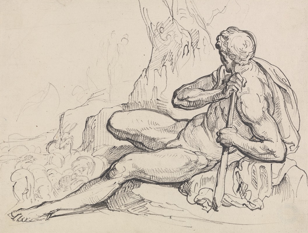 Hercules Resting by Рэмси Ричард Рейнэгл — digital art print download