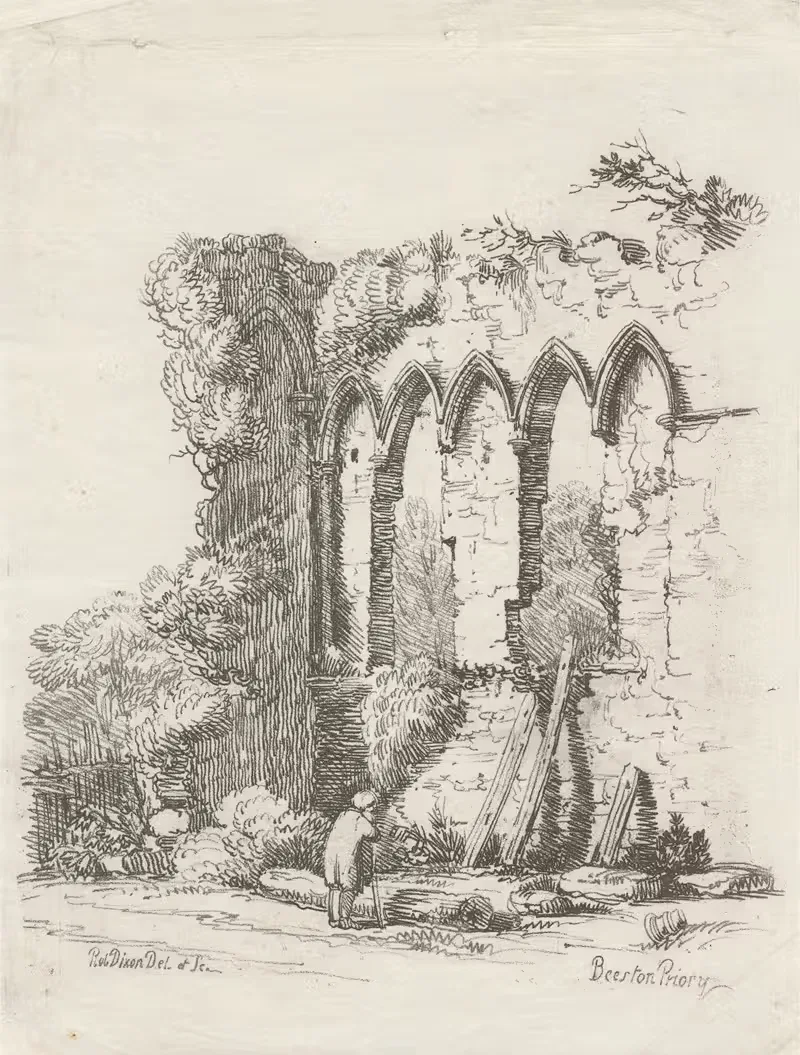 Приорат Бистон, Бистон Реджис by Роберт Диксон, 1810-1811 — digital art print download