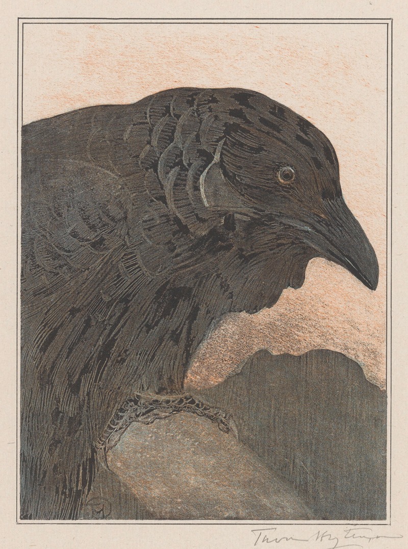 Kraai by Тео ван Хойтема, 1878 - 1908 — digital art print download