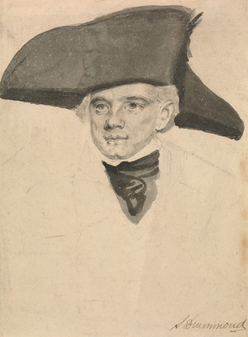 Portrait Study of a Naval Officer — Samuel Drummond