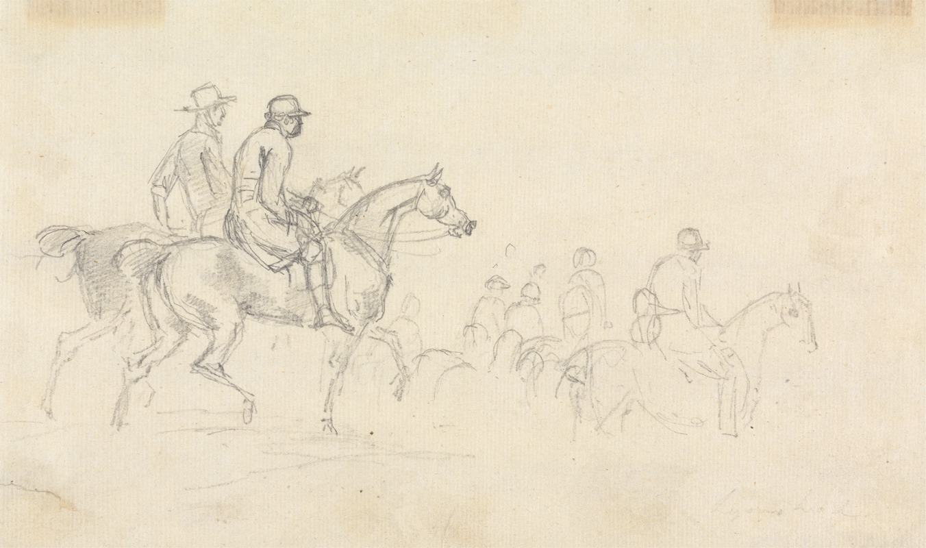 A Hunting Scene by Сорей Гилпин — digital art print download