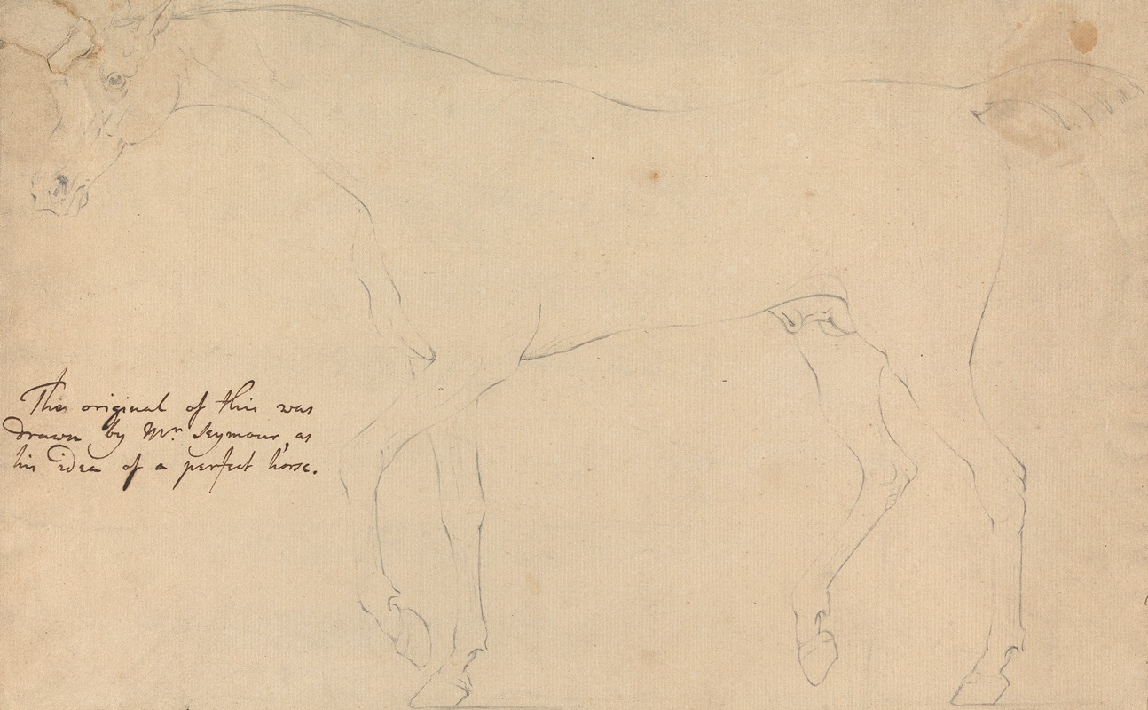 A Perfect Horse by Sawrey Gilpin, 1760 — digital art print download