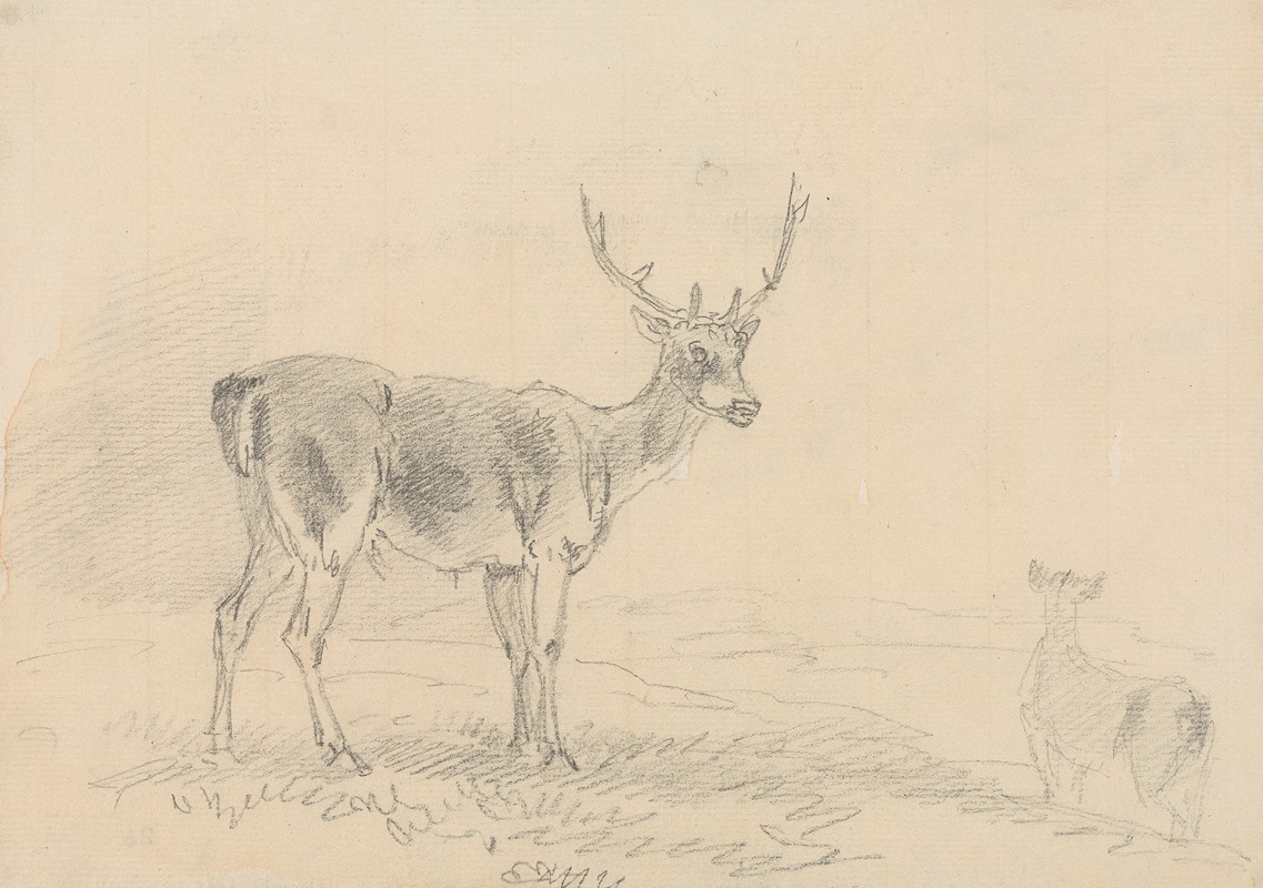 Buck and Doe by Sawrey Gilpin — digital art print download
