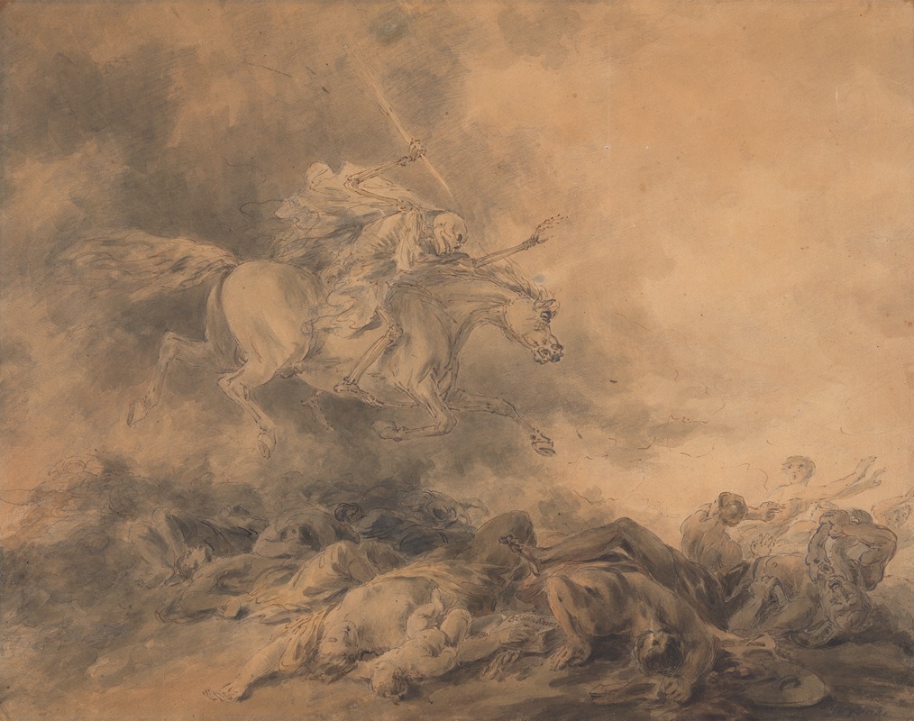 Death on a Pale Horse by Сорей Гилпин — digital art print download