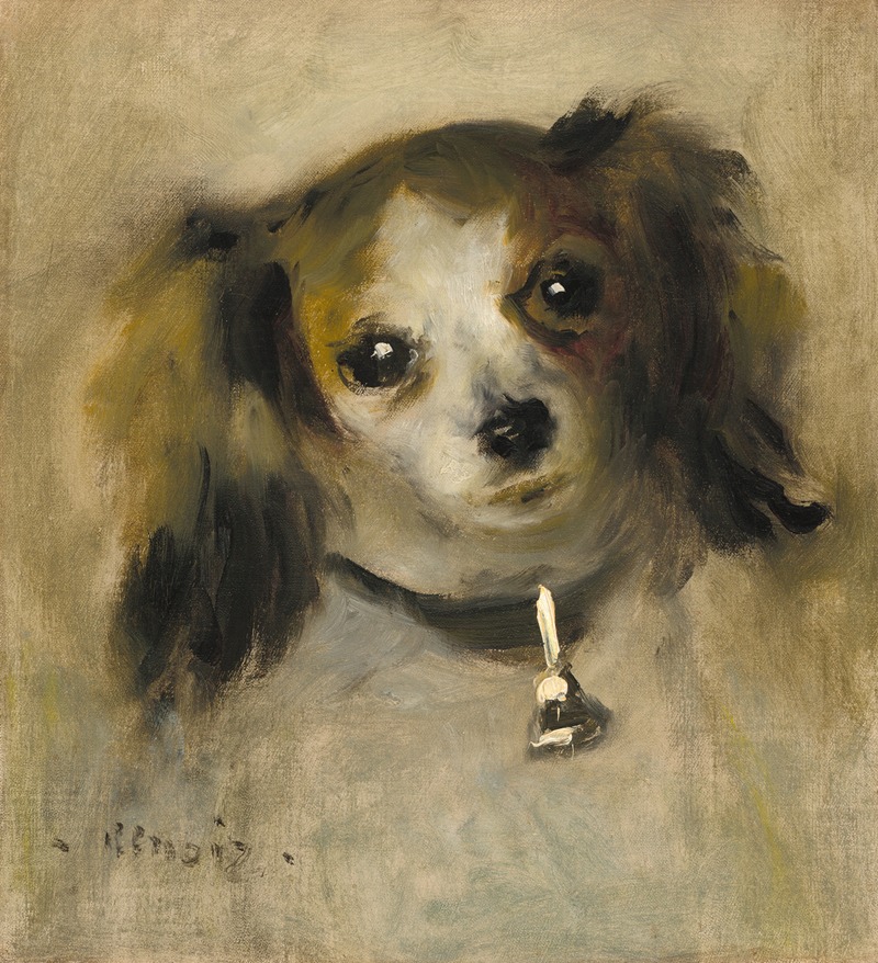 Head of a Dog — Pierre-Auguste Renoir