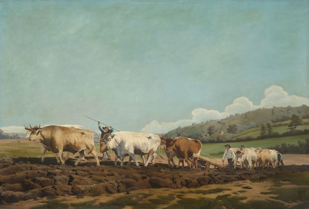 Labourage nivernais by Артур Онслоу — digital art print download