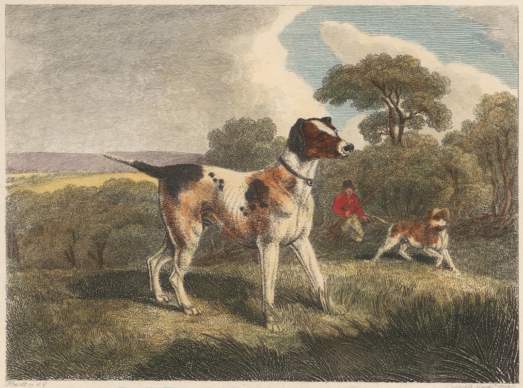 The Pointer by Samuel Howitt, 1812 — digital art print download