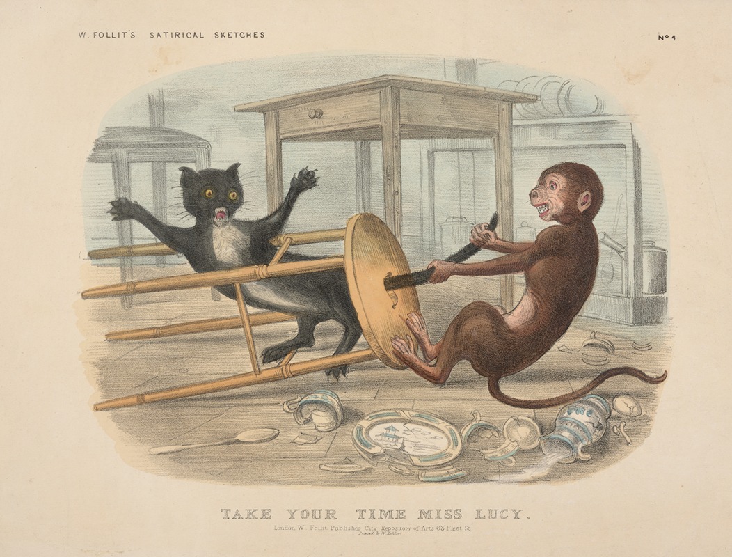 Take your time Miss Lucy. by W. Kohler — digital art print download