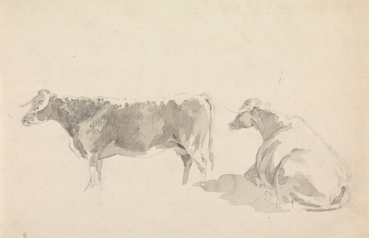 Studies of Cattle by Сорей Гилпин — digital art print download