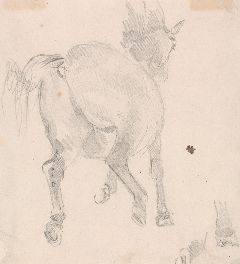 Study of a cantering horse by Сорей Гилпин — digital art print download