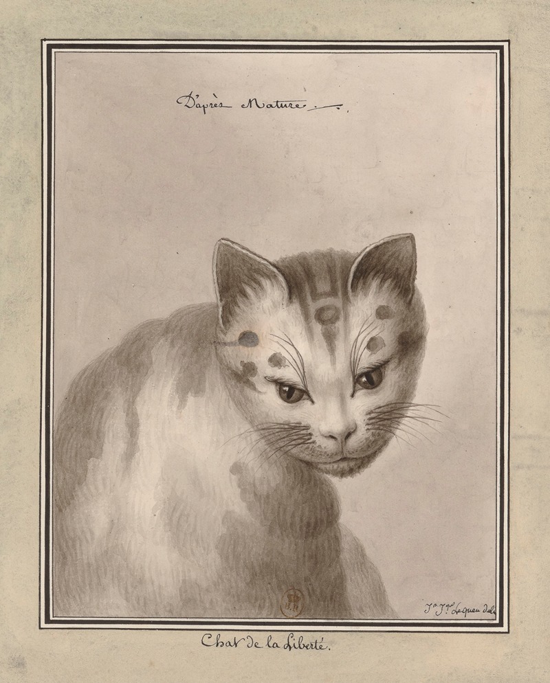 Chat de la liberté – d'après natur — Жан Жак Лекё