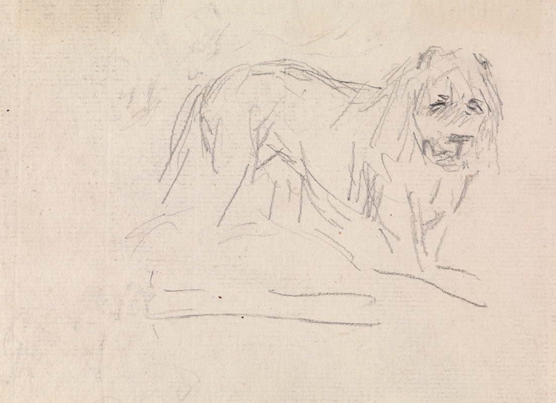 Study of a Lion. by Сорей Гилпин — digital art print download