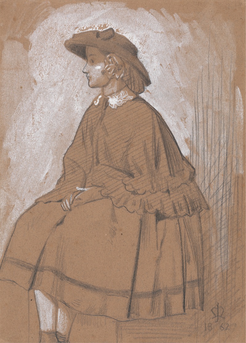 Study of a Girl — Сэр Джон Эверетт Милле