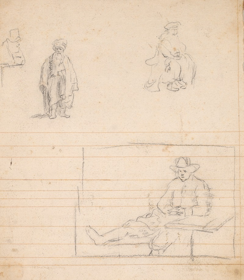 Four Sketches of Man — Сэр Джошуа Рейнольдс