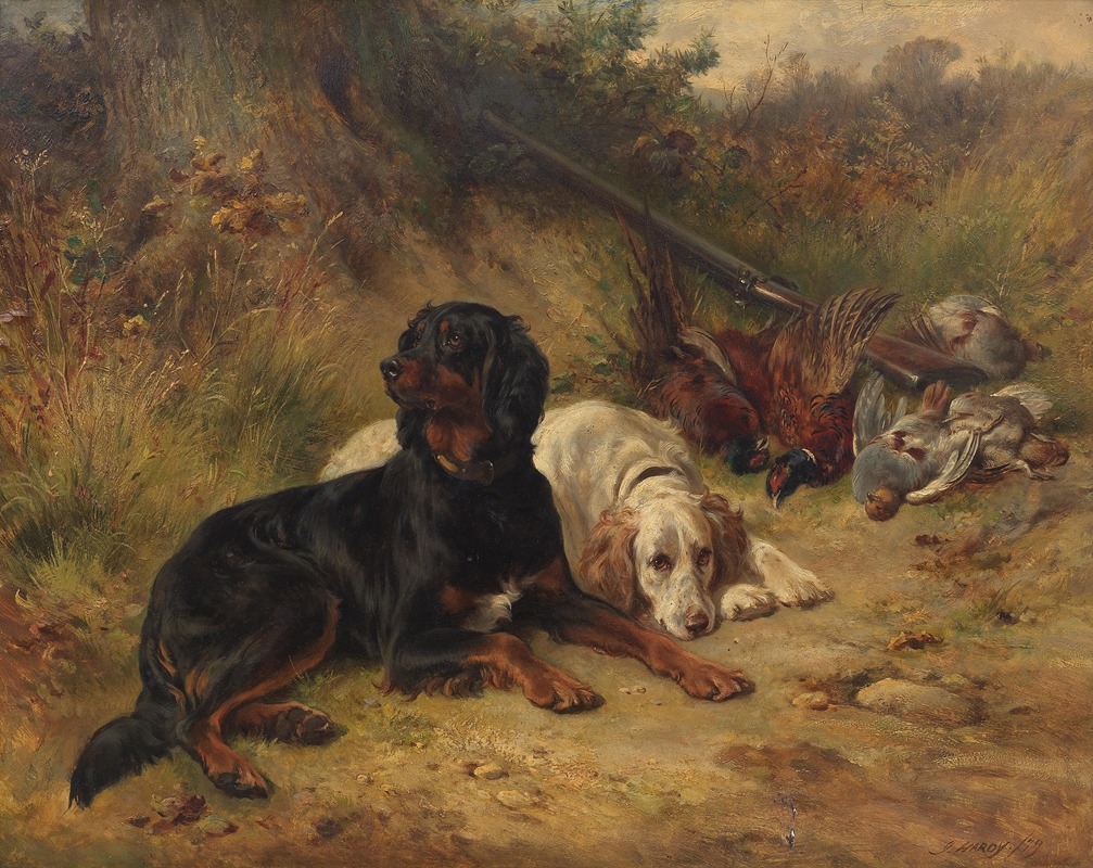 End of the day – Setters at rest — James Hardy, Jnr.