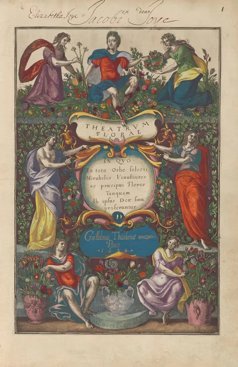 Theatrum florae Pl.01 by Daniel Rabel, 1622 — digital art print download