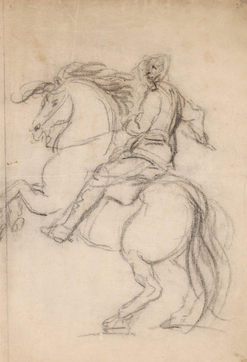 Man on Horseback by Sir Joshua Reynolds — digital art print download