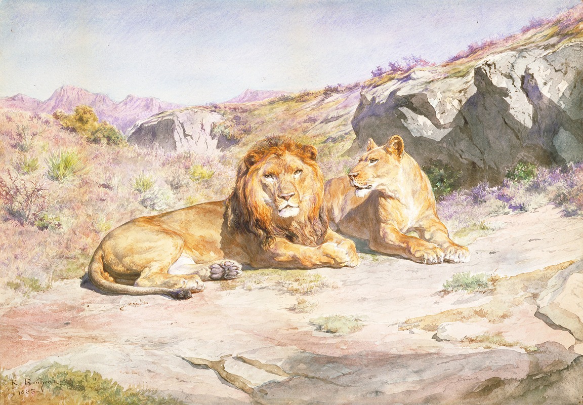 Royalty at Home by Роза Бонёр, 1885 — digital art print download