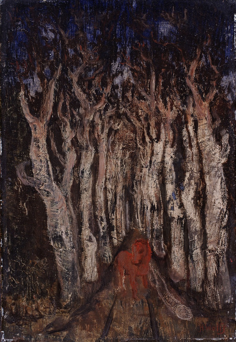 Horse in an Alley — Hubert Wolfs