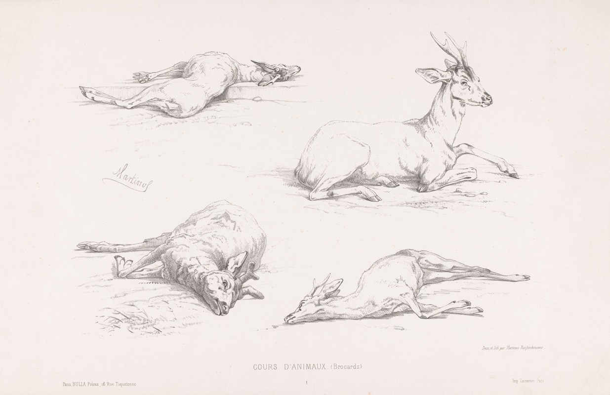 Brocards by Martinus Antonius Kuytenbrouwer jr., 1860 — digital art print download