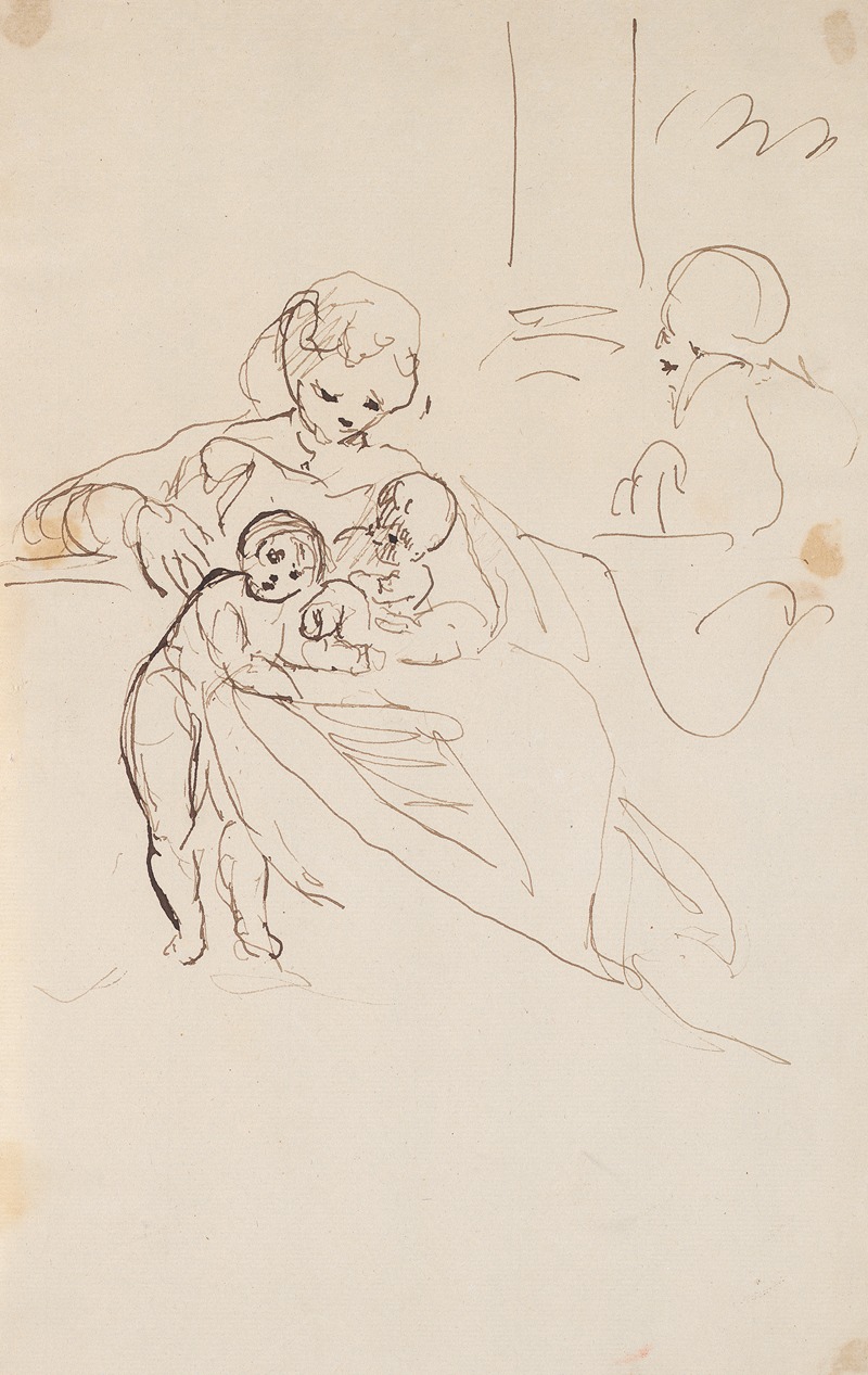 Woman and Children — Сэр Джошуа Рейнольдс