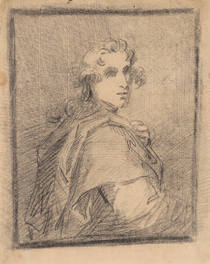 Young Man Seated in Robes by Сэр Джошуа Рейнольдс — digital art print download