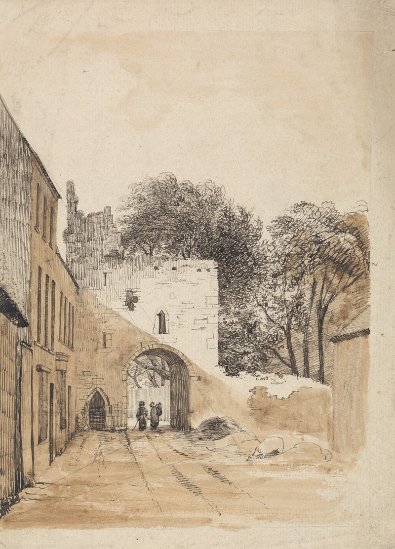 Ruined Gateway at Kilmallock by Thomas Crofton Croker — digital art print download