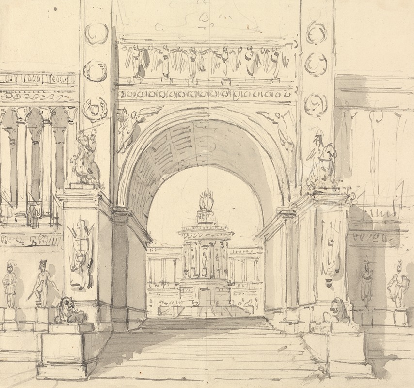 Design for Covent Garden Drop Curtain — Thomas Grieve